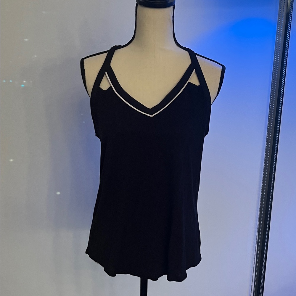 Candie's Stylish Black V-Neck Tank Top